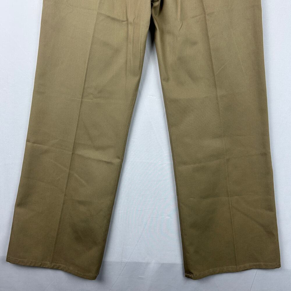 Re/Done Khaki Super Wide Trouser Pant 32" Inseam 436-20WSWTROU Women's Size 26 - Picture 9 of 9
